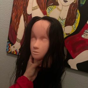 28inch long straight lace front wigs